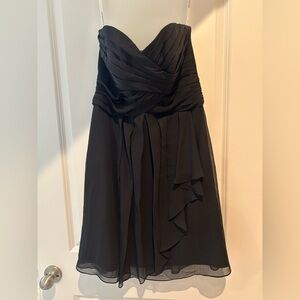 David’s bridal strapless dress